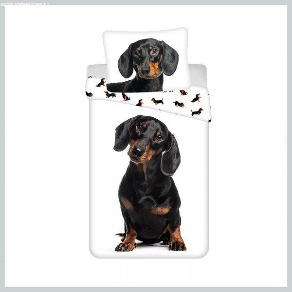 Kutyás Tacskó Dachshund ágyneműhuzat 140×200cm, 70×90 cm JFK037829