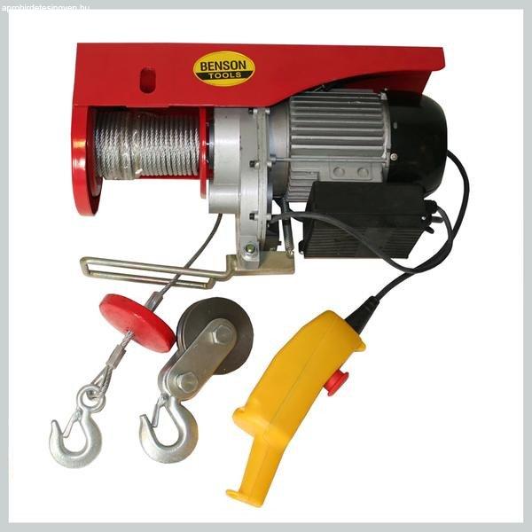 Benson Tools Elektromos Emelőcsörlő 500-1000 kg  1650W 003368