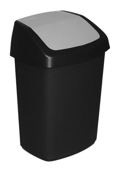 Horse Curver® SWING BIN, 25L, 27,8x34,6x51,1 cm, fekete,szemetes