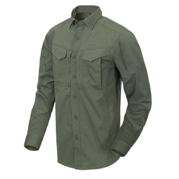 Helikon-Tex DEFENDER Mk2 inges ujjú inges - PolyCotton Ripstop - olajzöld