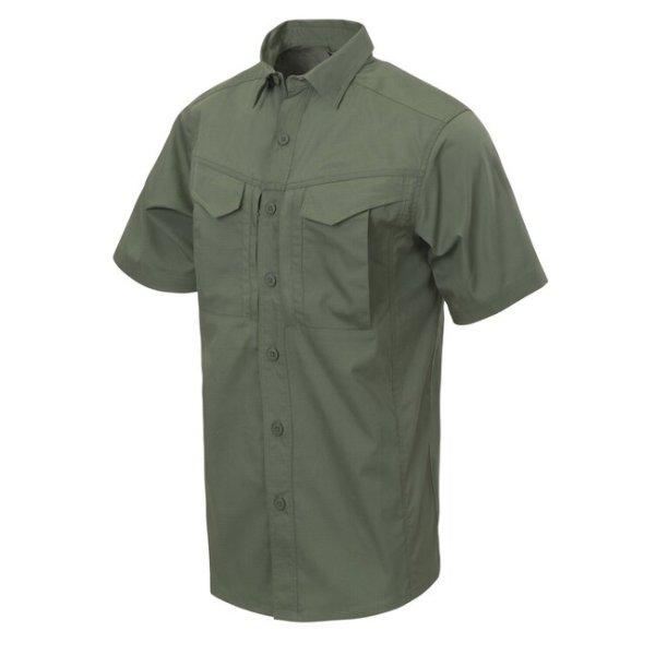 Helikon-Tex DEFENDER Mk2 rövid ujjú ing - PolyCotton Ripstop - olajzöld