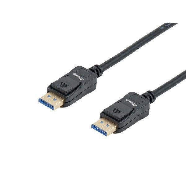 Equip Kábel - 119272 (DisplayPort2.1 kábel, 4K/144Hz, apa/apa, fekete, 2m)