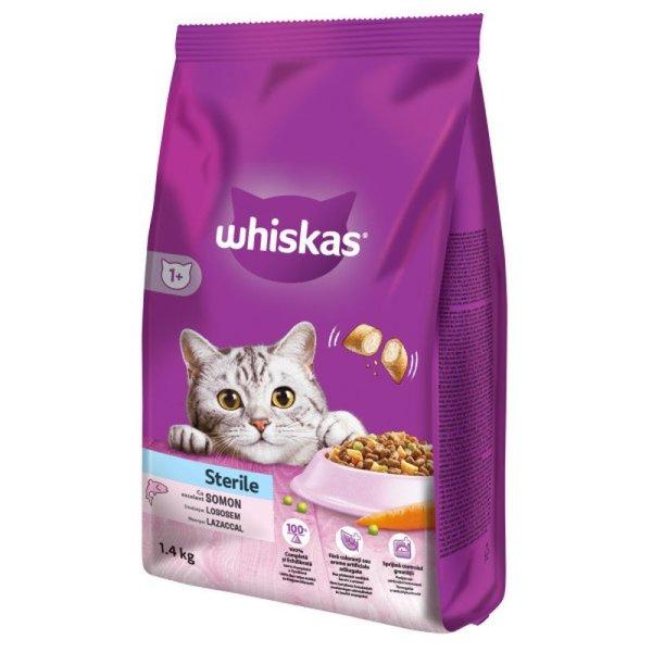 Whiskas Száraz Steril Lazac 1,4kg