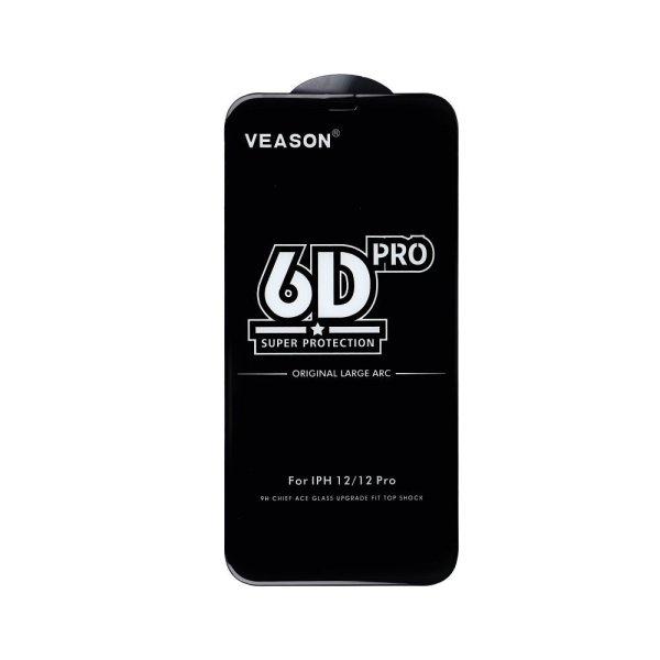 6D Pro Veason Glass üvegfólia - Samsung Galaxy S22 Plus / Samsung Galaxy S23
Plus fekete szegéllyel