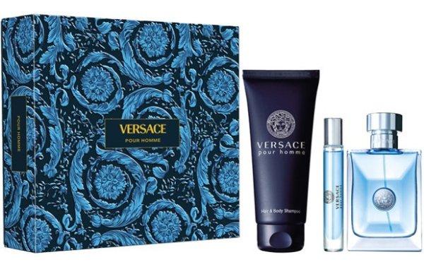 Versace Pour Homme - EDT 100 ml + tusfürdő 150 ml + EDT 10 ml