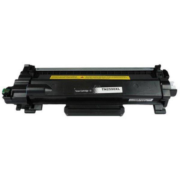 Utángyártott BROTHER TN2590XL Toner fekete 3.000 oldal kapacitás IK