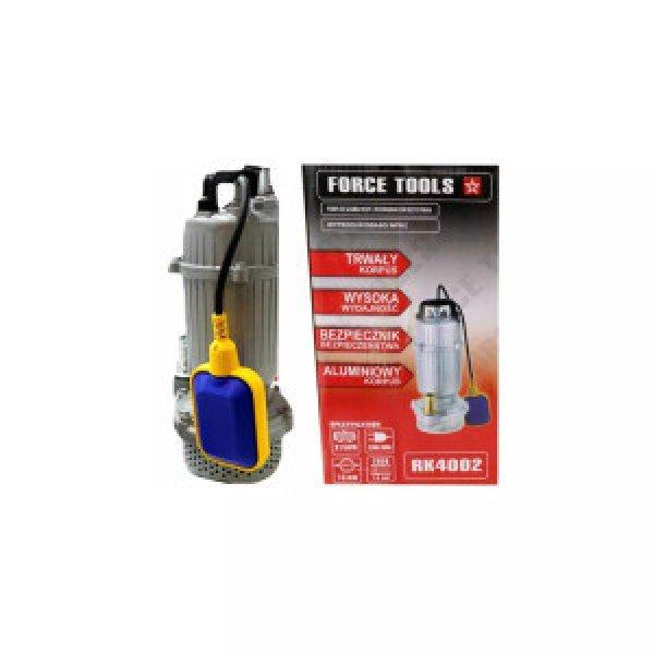 Force Tools alumínium úszókapcsolós szennyvíz szivattyú 3150 W 2850l/h