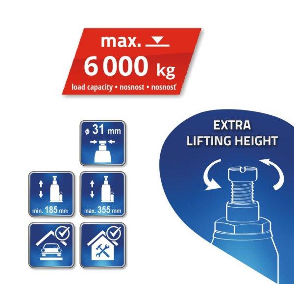 Hever hydraulický 6000kg (Compass)|Compass
