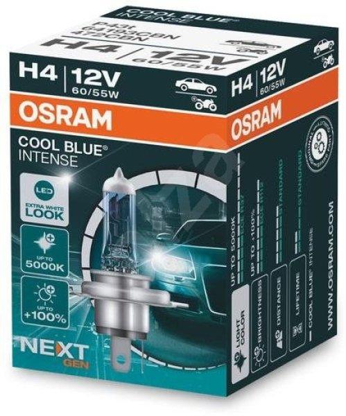 Autožárovka H4, 12V, 60/55W, P43t, Cool Blue Intense (1ks)|Osram