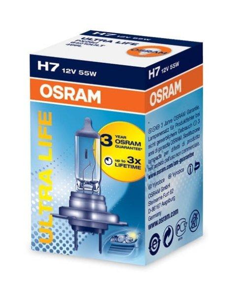 Autožárovka H7 12V 55W PX26d Ultra Life|Osram