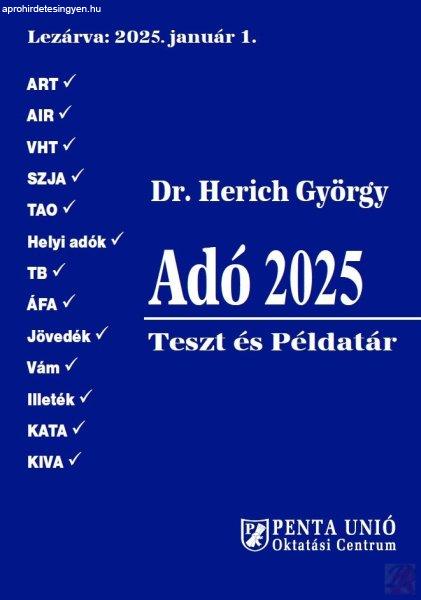 ADÓ 2025 TESZT ÉS PÉLDATÁR