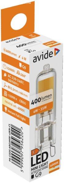 Avide LED 4W G9 C-LED NW 4000K