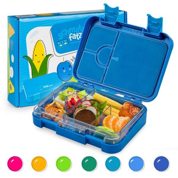 Klarstein junior Lunchbox, 6 rekesz, 21,3 x 15 x 4,5 cm (Sz x M x M), BPA-mentes