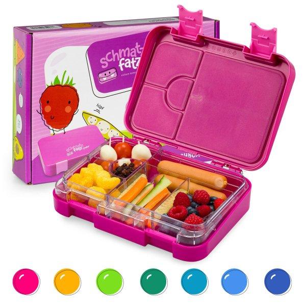 Klarstein junior Lunchbox, 6 rekesz, 21,3 x 15 x 4,5 cm (Sz x M x M), BPA-mentes