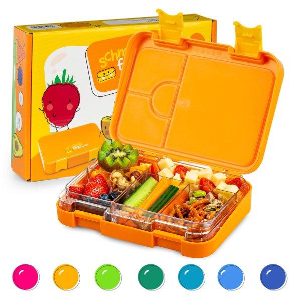 Klarstein junior Lunchbox, 6 rekesz, 21,3 x 15 x 4,5 cm (Sz x M x M), BPA-mentes