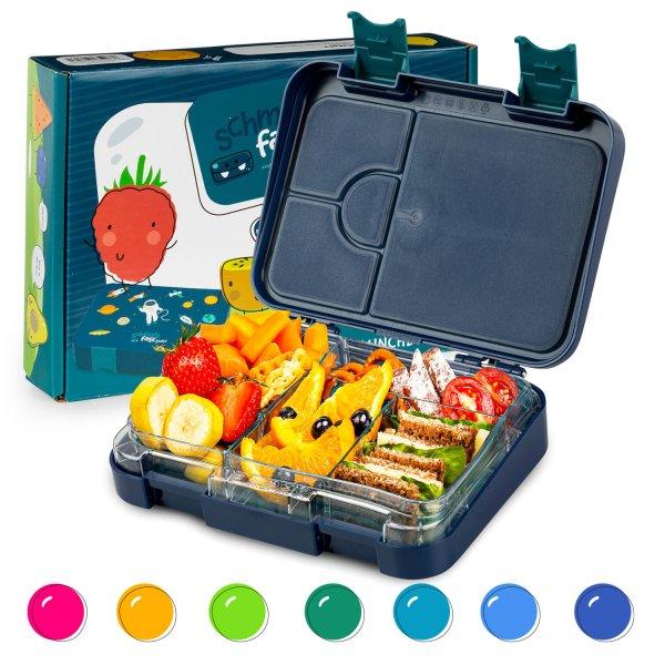 Klarstein junior Lunchbox, 6 rekesz, 21,3 x 15 x 4,5 cm (Sz x M x M), BPA-mentes