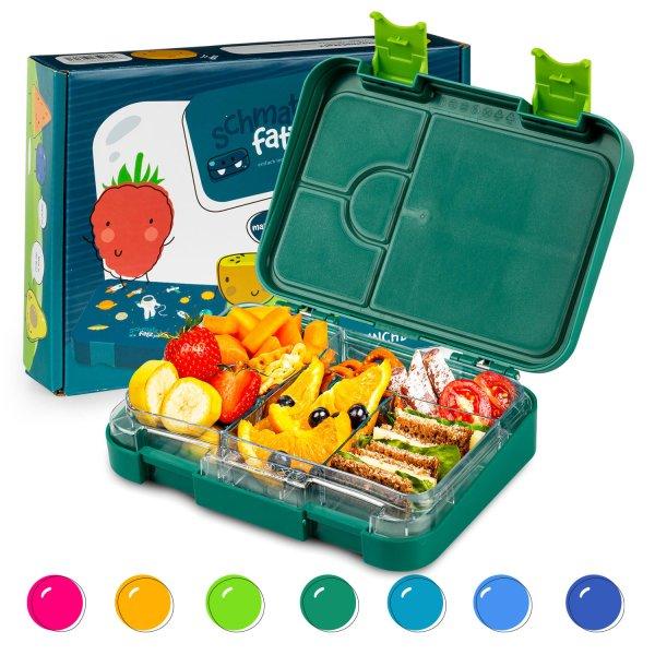 Klarstein junior Lunchbox, 6 rekesz, 21,3 x 15 x 4,5 cm (Sz x M x M), BPA-mentes