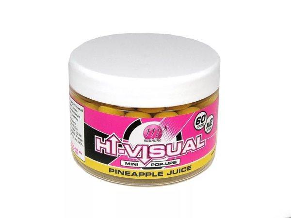 Mainline Baits High Visual Pop-Ups Pineapple Juice 12mm 50db lebegő fluo bojli
(M13007)