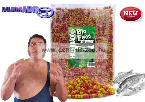 Haldorádó Big Feed - C6 Pellet - Eper & Ananász 2,0 Kg