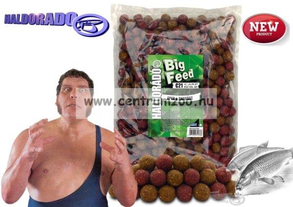Haldorádó Big Feed - C21 Boilie - Eper & Ananász 2,5 Kg