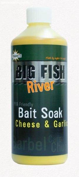 Dynamite Baits Aroma Big Fish River Bait Soak - Cheese & Garlic 500ml (DY1379)