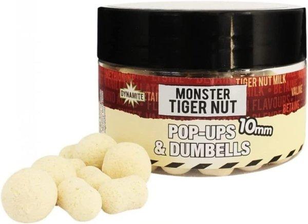 Dynamite Baits Bojli Monster Tigernut Fluro Pop-Ups & Dumbells - fehér 10mm
(DY326)