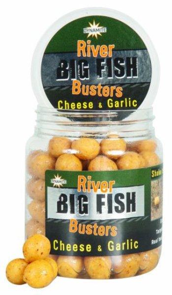 Dynamite Baits Big Fish River Hookbaits - Cheese & Garlic Busters (DY1386)