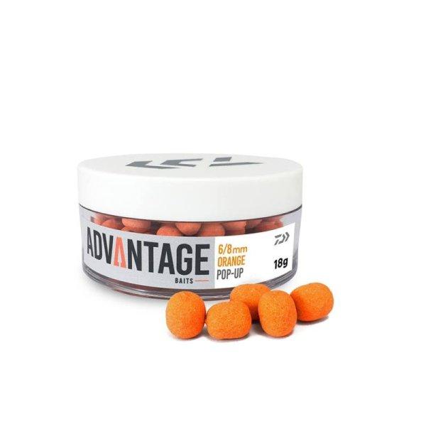 Daiwa Advantage Pop Up 6/8Mm Orange - Chocolate (13300-300)