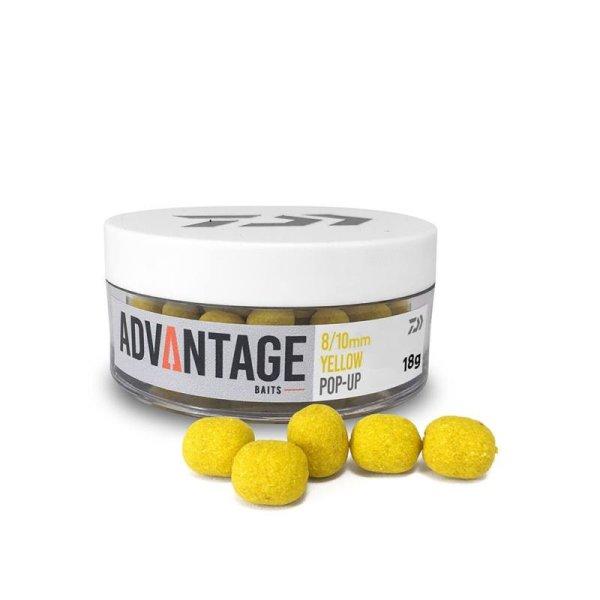 Daiwa Advantage Pop Up 8/10mm Yellow Sweetcorn (13300-305)