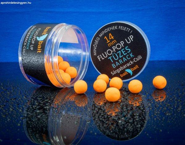 Baitbait Tüzes Barack Fluo Pop Up Bojli 16mm 50g - Sárgabarack-Chili