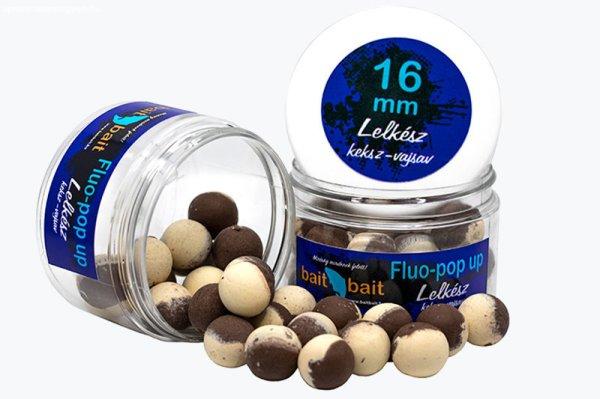 Baitbait Lelkész Fluo Pop Up bojli 12 mm 30g - Keksz-vajsav