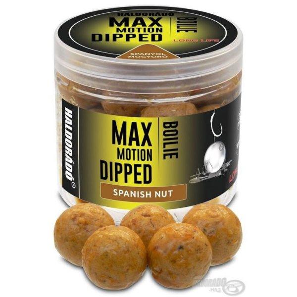 HALDORÁDÓ MAX MOTION Boilie Dipped 20 mm - Spanyol Mogyoró 100g