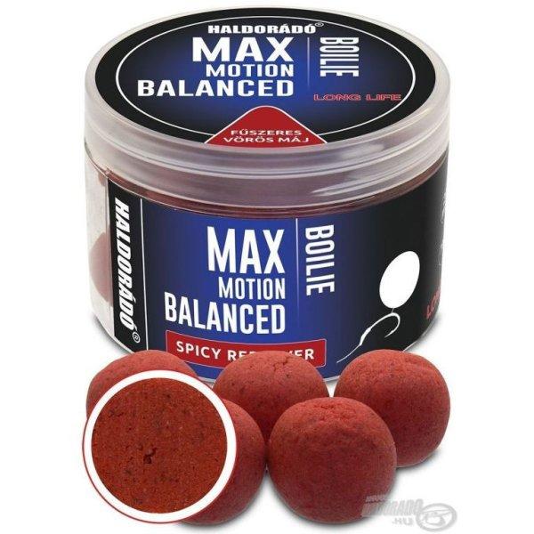 HALDORÁDÓ MAX MOTION Boilie Balanced 20 mm - Fűszeres Vörös Máj 70g