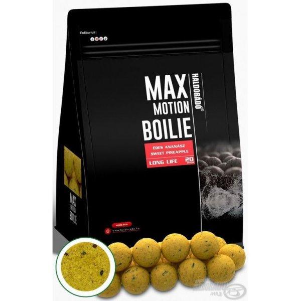 HALDORÁDÓ MAX MOTION Boilie Long Life 20 mm 800g - Édes Ananász