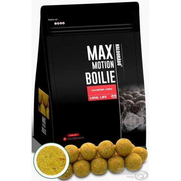 HALDORÁDÓ MAX MOTION Boilie Long Life 24 mm 800g - Champion Corn