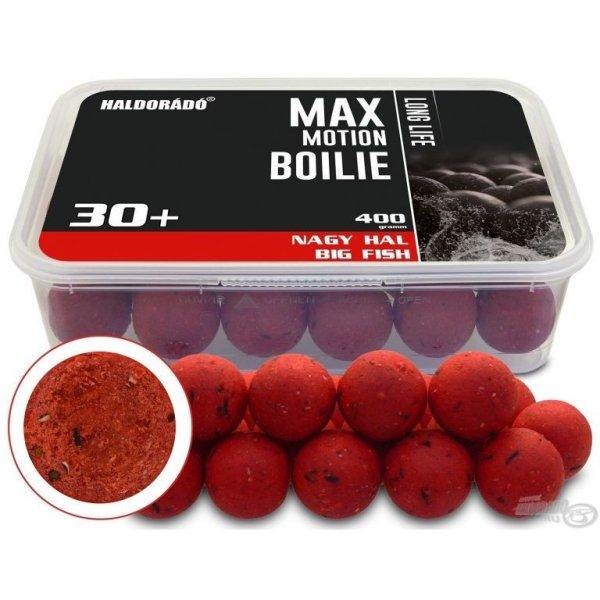 HALDORÁDÓ MAX MOTION Boilie Long Life 30+ mm - Nagy Hal 400g