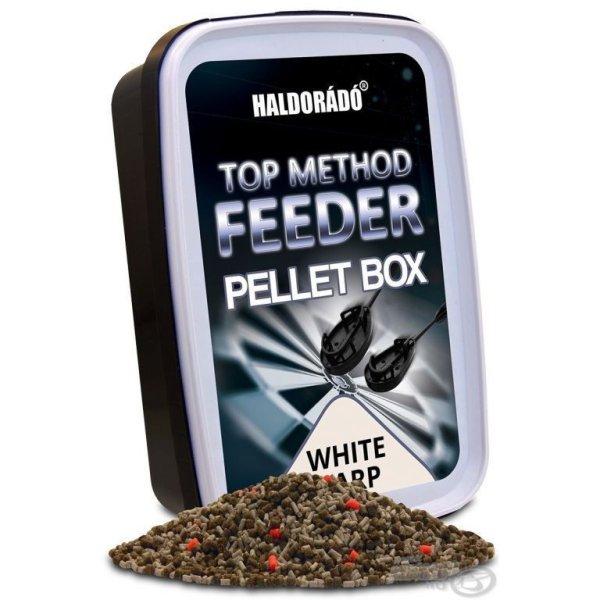 HALDORÁDÓ Top Method Feeder Pellet Box - WHITE CARP 400g