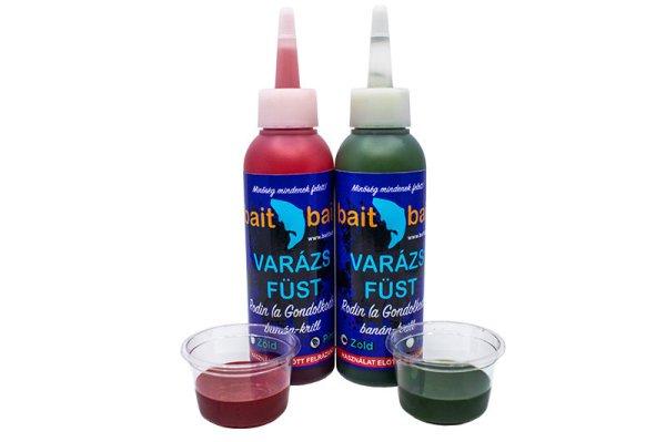 Baitbait Rodin Fluo Liquid Green 100ml zöld varázs füst - Banán, Rák