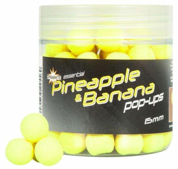 Dynamite Baits Bojli Fluro Pop-Up Pineapple & Banana bojli 15mm (DY1617)
ananász és banán