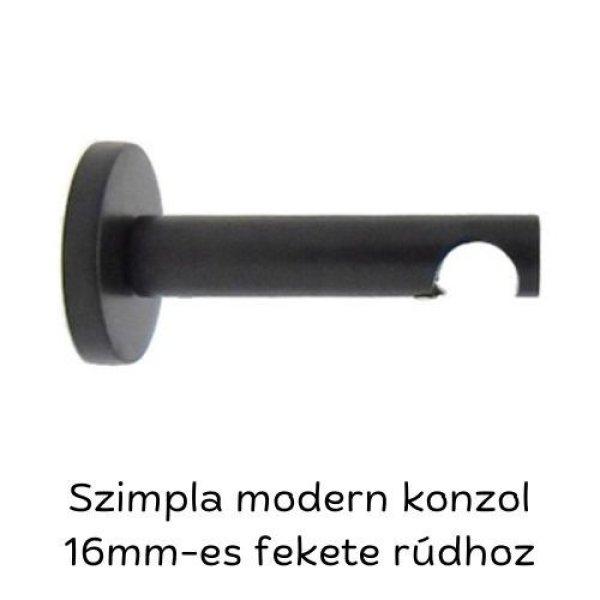 Szimpla modern konzol fekete