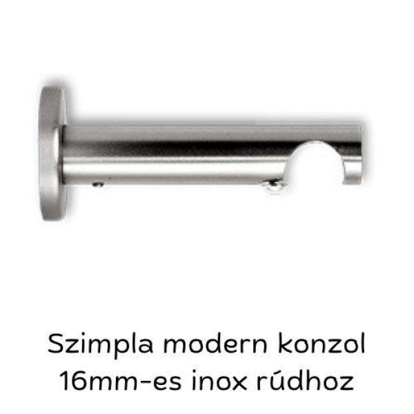 Szimpla modern konzol inox