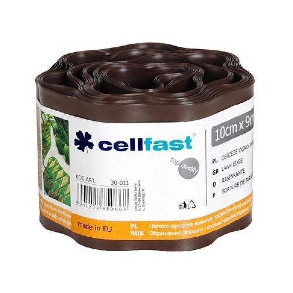 cellfast® pázsitszegély, barna 100 mm, L-9 m,gyep