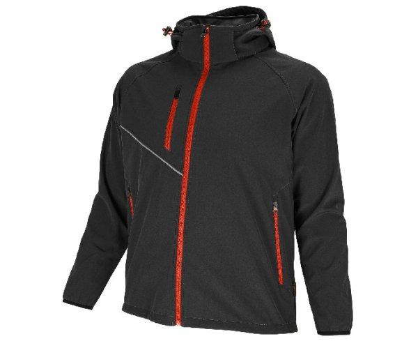 BENNON softshell kabát FORCE, fekete/piros