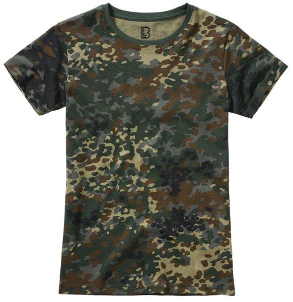 Brandit női póló, flecktarn