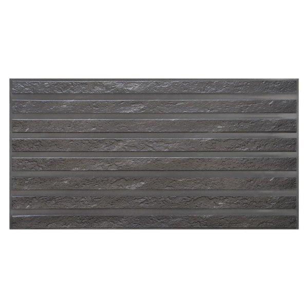 FLEXWALL PVC falpanel Black Granit fekete gránit lamella 97x50 cm, dekorpanel