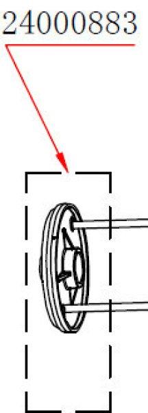 Haswing Osapian 55 rotor tengely tartó HSW