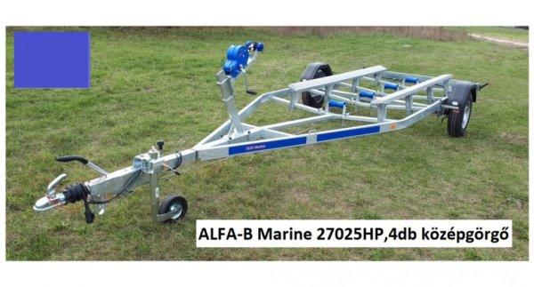 Trailer hajószállító Alfa 1800 kg párnafa 6,3 m-ig