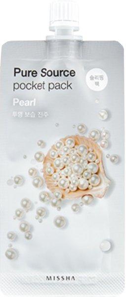 Missha Világosító arcmaszk Pearl Pure Source (Pocket Pack) 10 ml