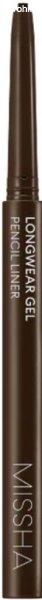 Missha Hosszantartó zselés szemceruza Longwear Gel (Pencil Liner) 0,14
g Pecan Brown