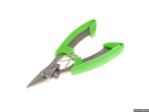 Zfish Fishing Pliers Fx Fogazott olló 12,7 cm